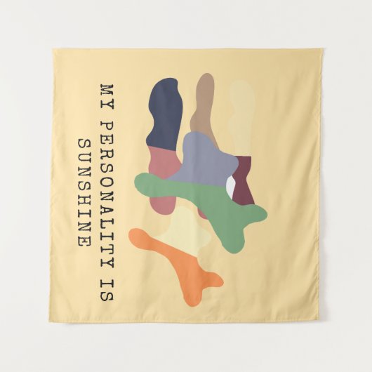 My Personality is Sunshine Wandkleed (Voorkant (horizontaal))