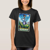 My Pickle Era Tarot Kaart Funny Skeleton T-shirt (Voorkant)