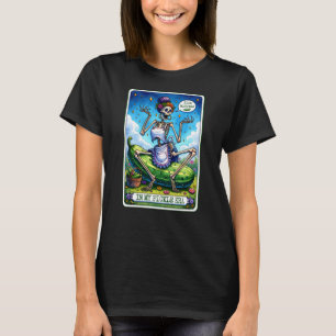 My Pickle Era Tarot Kaart Funny Skeleton T-shirt