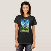 My Pickle Era Tarot Kaart Funny Skeleton T-shirt (Voorkant volledig)