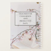 My Planner 2026 – Minimal Floral Daily Planner (Achterkant)