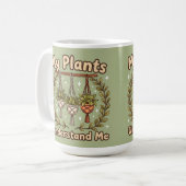 My plants understand me houseplant Coffee Mug Koffiemok (Voorkant links)