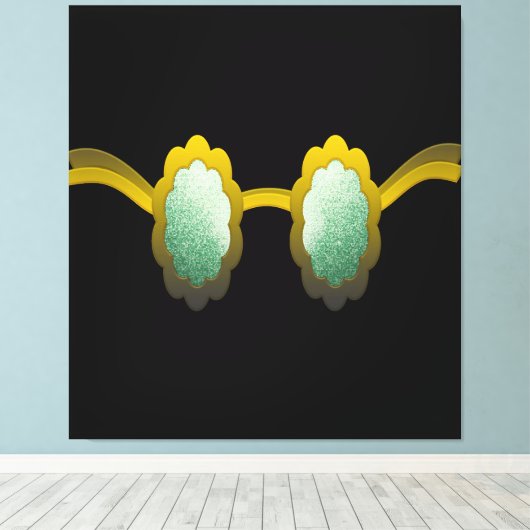 My Polarized Glasses are Ready Canvas Afdruk (Insitu (Houten vloer))