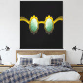 My Polarized Glasses are Ready Canvas Afdruk (Insitu (Slaapkamer))