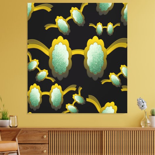 My Polarized Glasses are Ready Pattern Canvas Afdruk (Insitu (Woonkamer))