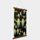 My Polarized Glasses are Ready Pattern Hangend Wandkleed (Gebogen)