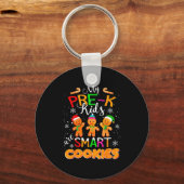My Pre-k Kids Are Smart Cookies Christmas Teacher  Sleutelhanger (Voorkant)