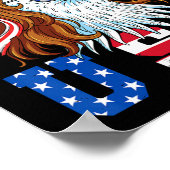 My Pronouns Are Usa Eagle American Funny 4th Of Ju Poster (Hoek)