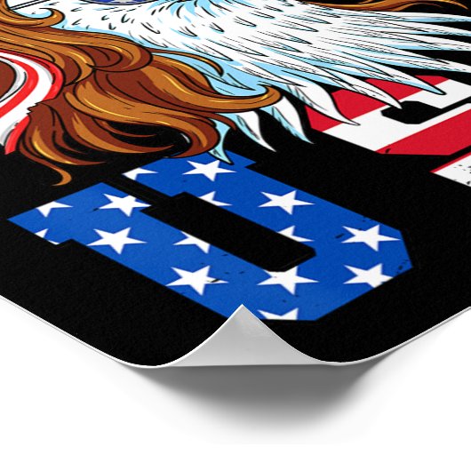 My Pronouns Are Usa Eagle American Funny 4th Of Ju Poster (Hoek)