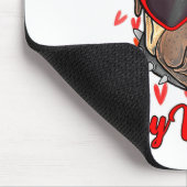 My Pug In My Valentine Cute Valentineu2019s Day Pe Muismat (Hoek)