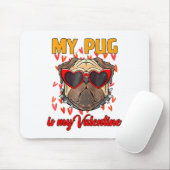 My Pug In My Valentine Cute Valentineu2019s Day Pe Muismat (Met muis)