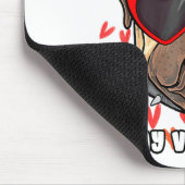 My Pug In My Valentine Cute Valentineu2019s Day Pe Muismat (Hoek)