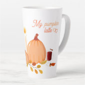 My Pumpkin Latte – Grote Thanksgiving Latte Mok (Rechterhoek)