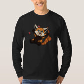 My Red Panda Is My Valentine Panda Bear Cupid Vale T-shirt (Voorkant)