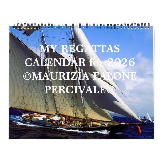 My Regattas Calendar for a Joyful 2026. Kalender (Hoes)