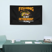 My Retication Plan is Fishing Fly Fishing Retired. Spandoek (Beurs)