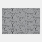 My Retirement Plan Funny Saying Golfing Golfer Inpakpapier Vel (Voorkant)