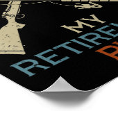 My Retirement Plan Hunting Fishing Hunter Grandfat Poster (Hoek)