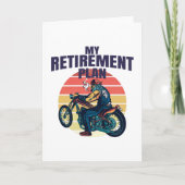 My retirement plan motorcycling kaart (Voorkant)