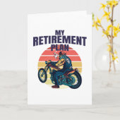 My retirement plan motorcycling kaart (Gele Bloem)