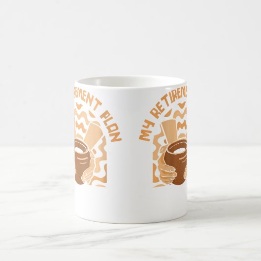 My Retirement Plan Pottery Pro Wheel Hobby Lover P Koffiemok (Center)