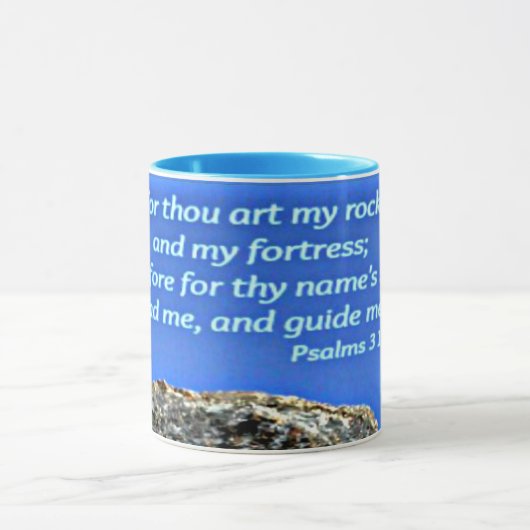 My Rock Psalm 31:3 Mok (Midden)