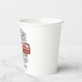 My Rules Classic Red Car Retro Mechanic Papieren Bekers (Links)