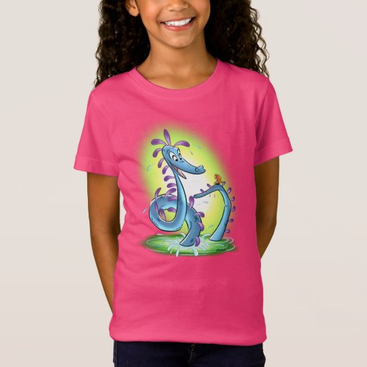 MY SEA SERPENT by Jeff Willis Art T-shirt (Voorkant)
