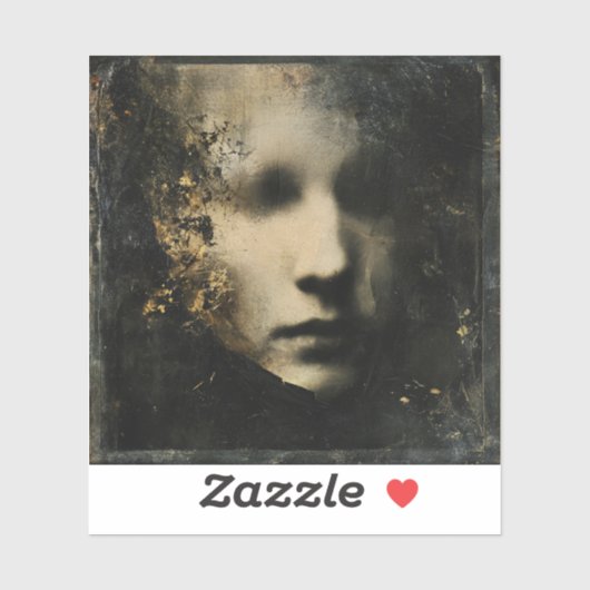 My Shadow Friend — Gothic Fine Art Sticker (Vel)