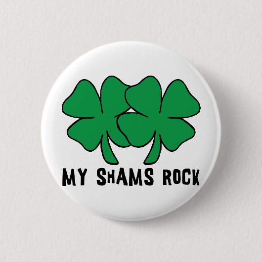 My Shams Rock Ronde Button 5,7 Cm (Voorkant)