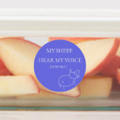 My Sheep Hear My Voice Sticker Set (Aangebracht)