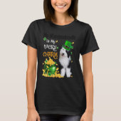 My Sheepadoodle Is My Lucky Charm Cute Dog Patrick T-shirt (Voorkant)