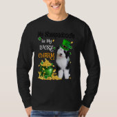 My Sheepadoodle Is My Lucky Charm Cute Dog Patrick T-shirt (Voorkant)