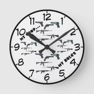 My Shop.my rules Ronde Klok