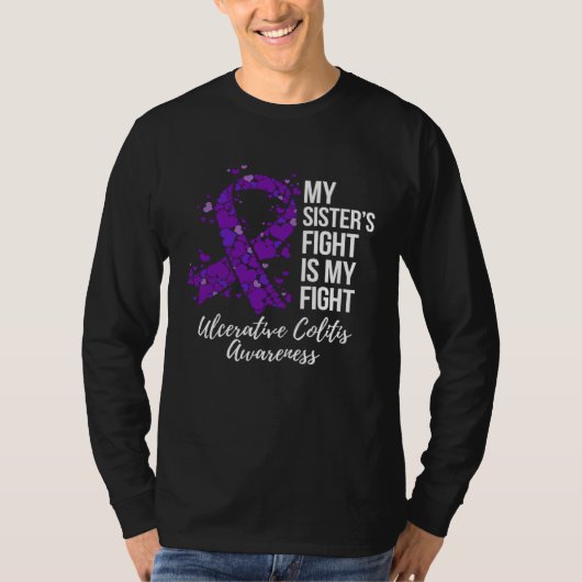 My Sisteru2019s Fight Is My Fight Ulcerative Colit T-shirt (Voorkant)