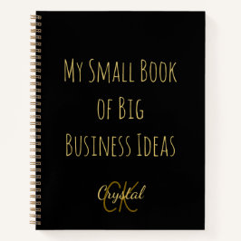 My Small Book of Big Business Ideas Notebook Notitieboek