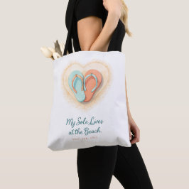 My Sole Leeft aan het Strand Boodschappentas Tote Bag