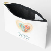 My Sole Lives at the Beach Zipper Pouch Etui (Open)