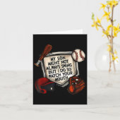 My Son Might Not Always Swing But I Do So Watch Yo Kaart (Gele Bloem)