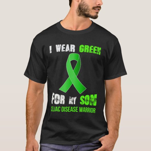 MY SON MY CELIAC DISEASE WARRIOR T-SHIRT (Voorkant)