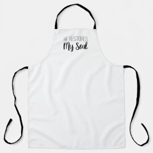 My Soul Christelijke Kunst Gospel Graphics Quote A Schort