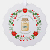 My Sourdough Starter's First Christmas Ornament Kaart (Voorkant)