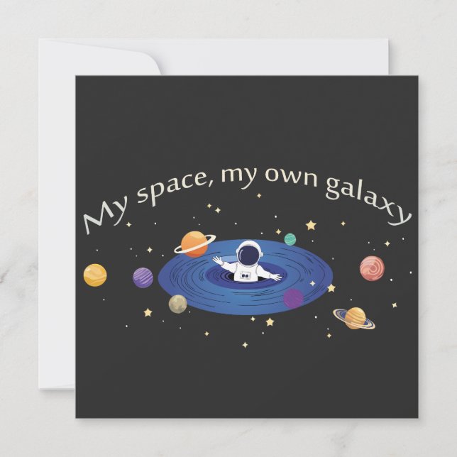 My Space, My Own Galaxy (Voorkant)
