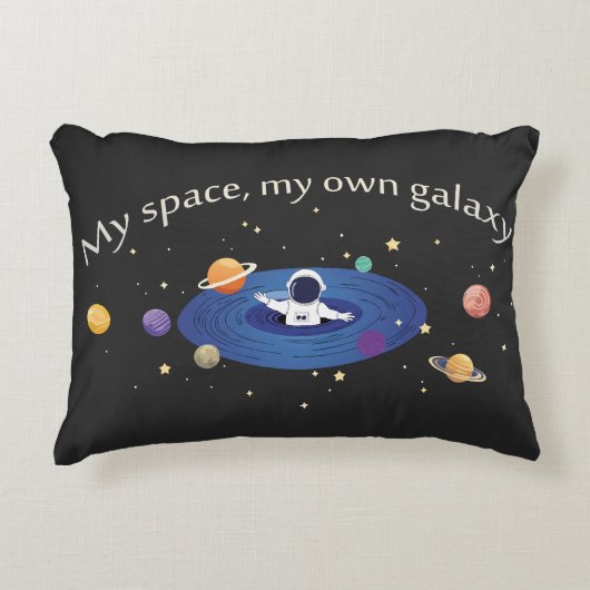 My Space, My Own Galaxy Accent Kussen (Voorkant)
