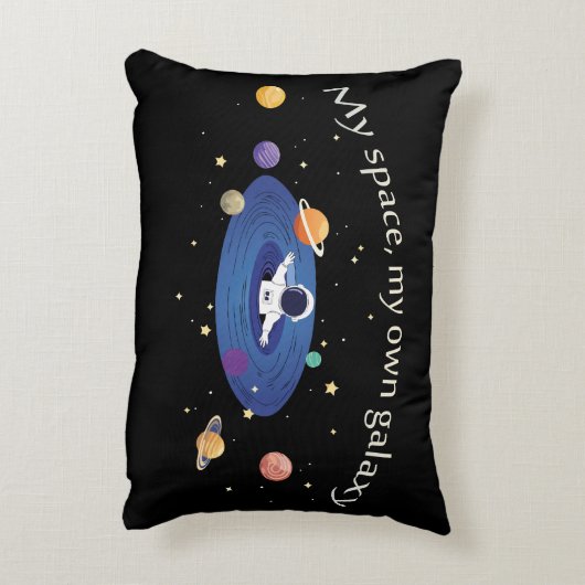 My Space, My Own Galaxy Accent Kussen (Achterkant (Verticaal))