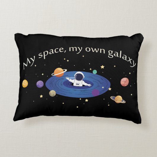 My Space, My Own Galaxy Accent Kussen (Achterkant)