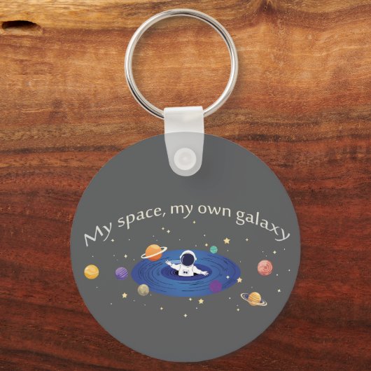My Space, My Own Galaxy Sleutelhanger (Achterkant)