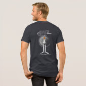 My spacewalk Journey (Dark mode) | Men Tri-Blend Shirt (Voorkant)