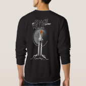 My spacewalk Journey (Dark mode) | Men Trui (Achterkant)