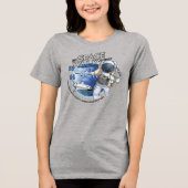 My spacewalk Journey | Women Tri-Blend Shirt (Voorkant)